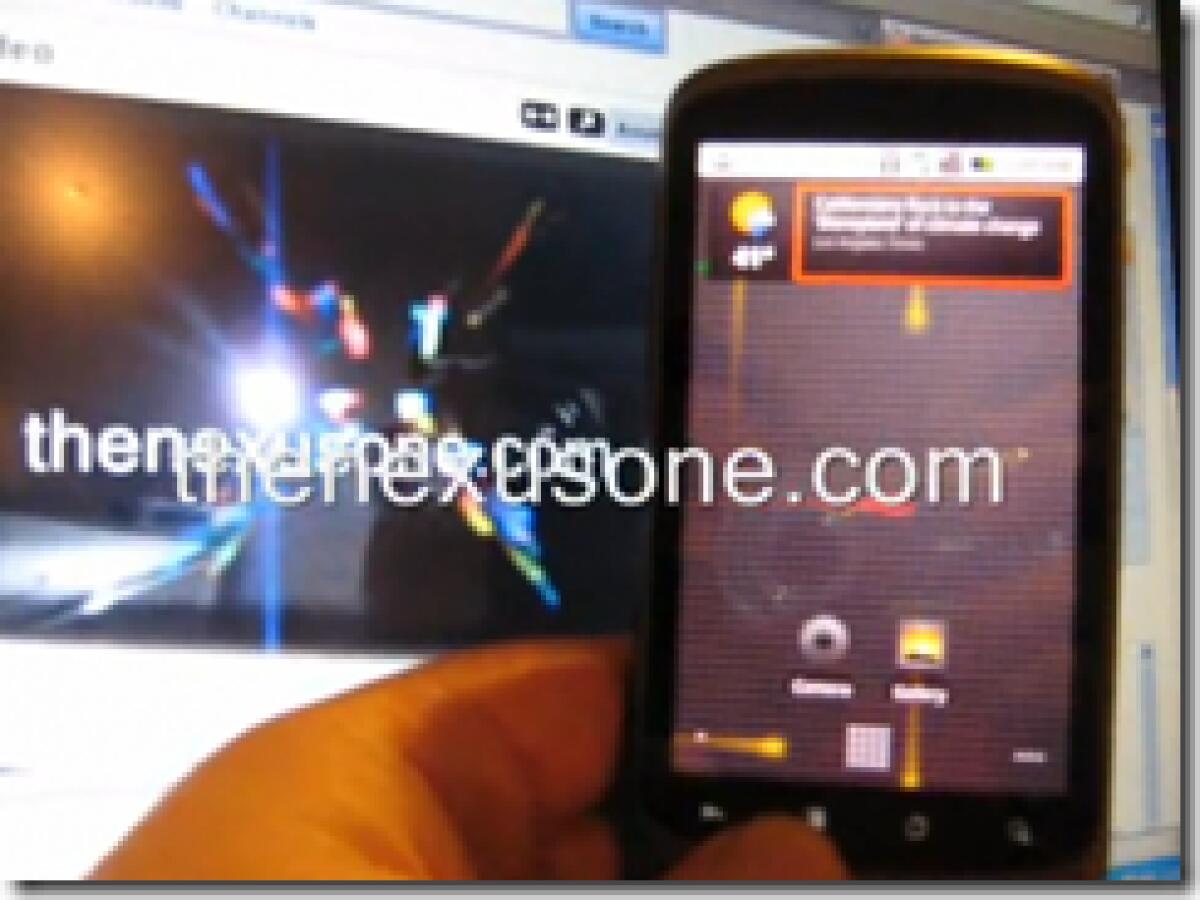 Google Nexus One: gli sfondi animati in video - 