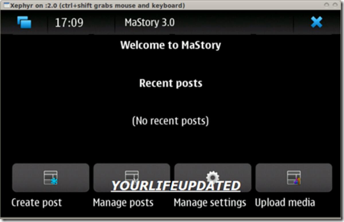 MaStory: gestire il blog da N900 – Programmi Maemo - 