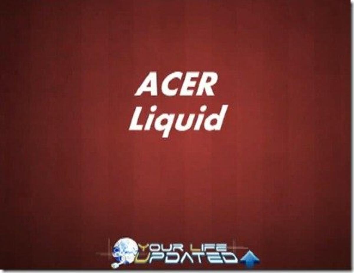 Acer Liquid: unboxing by YourLifeUpdated - 