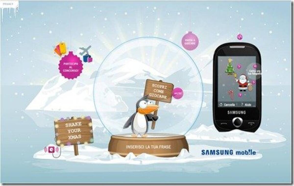 Samsung: concorso di Natale per vincere ricchi premi - 