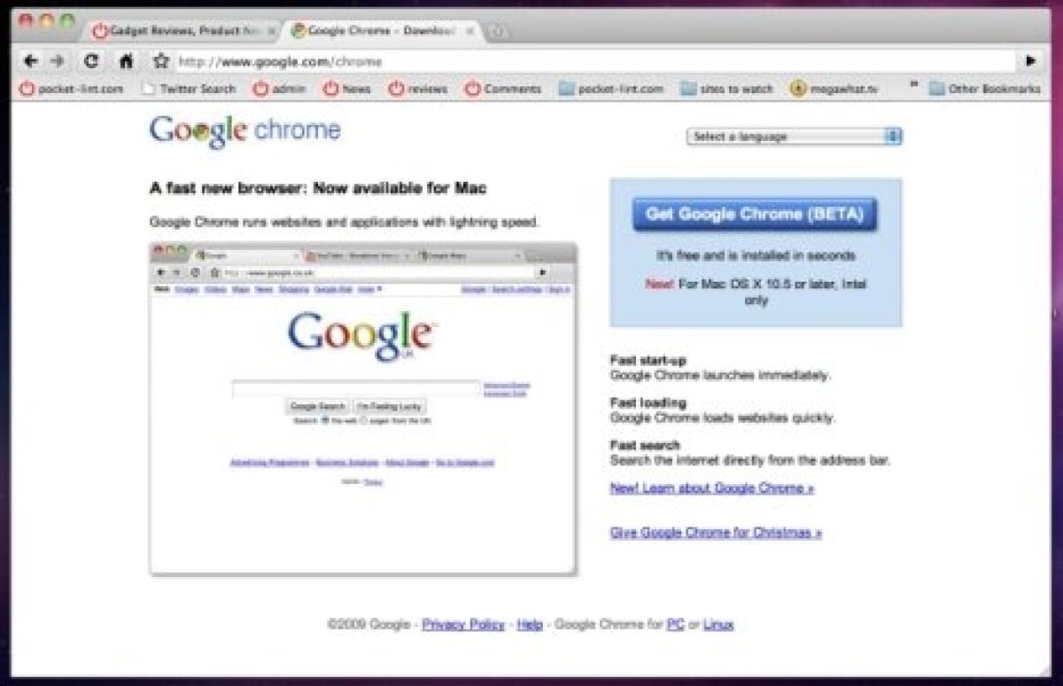 Google Chrome: ecco la versione beta per Mac - 