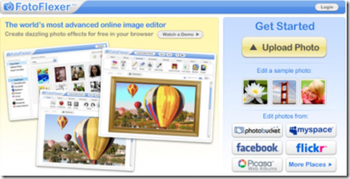 Foto Flexer: ottimo sito per modificare foto online - 