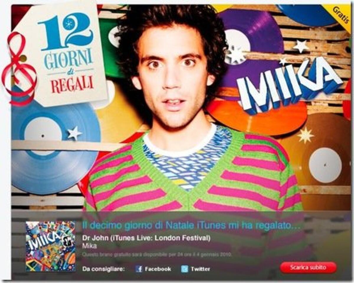 “12 Giorni di Regali” decimo regalo, settimo brano! - 