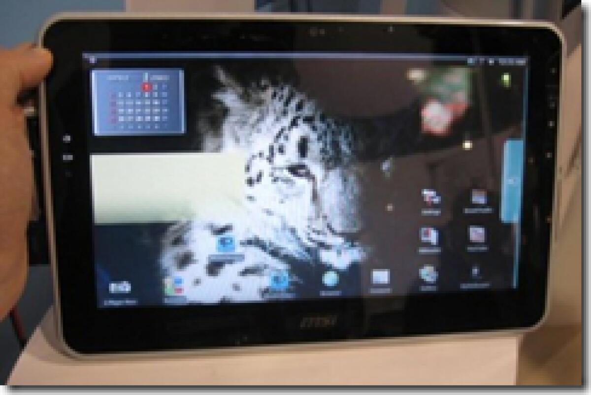 Anche MSI presenta il suo potente tablet - 