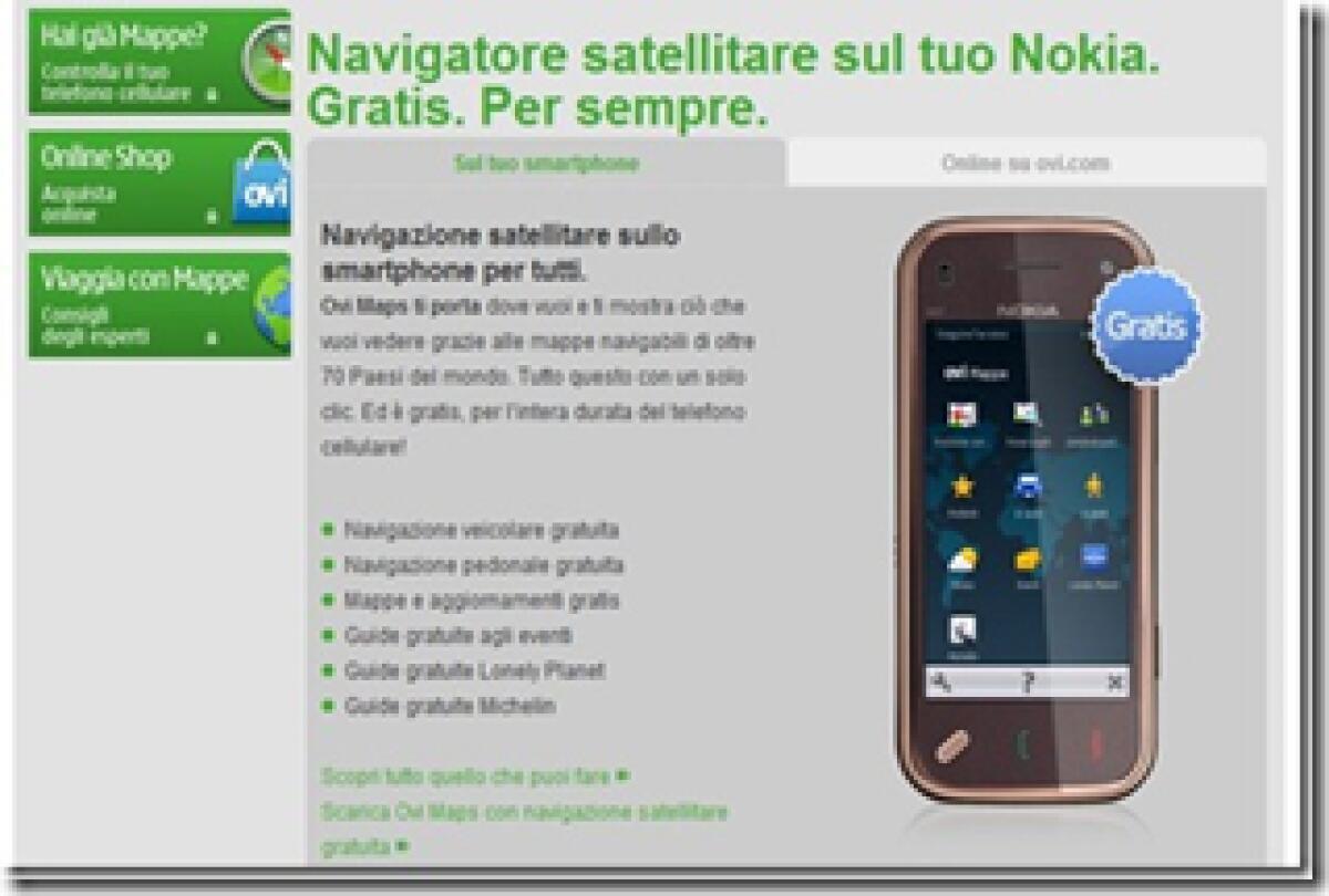 Nokia Ovi Maps Gratis: facciamo chiarezza - 