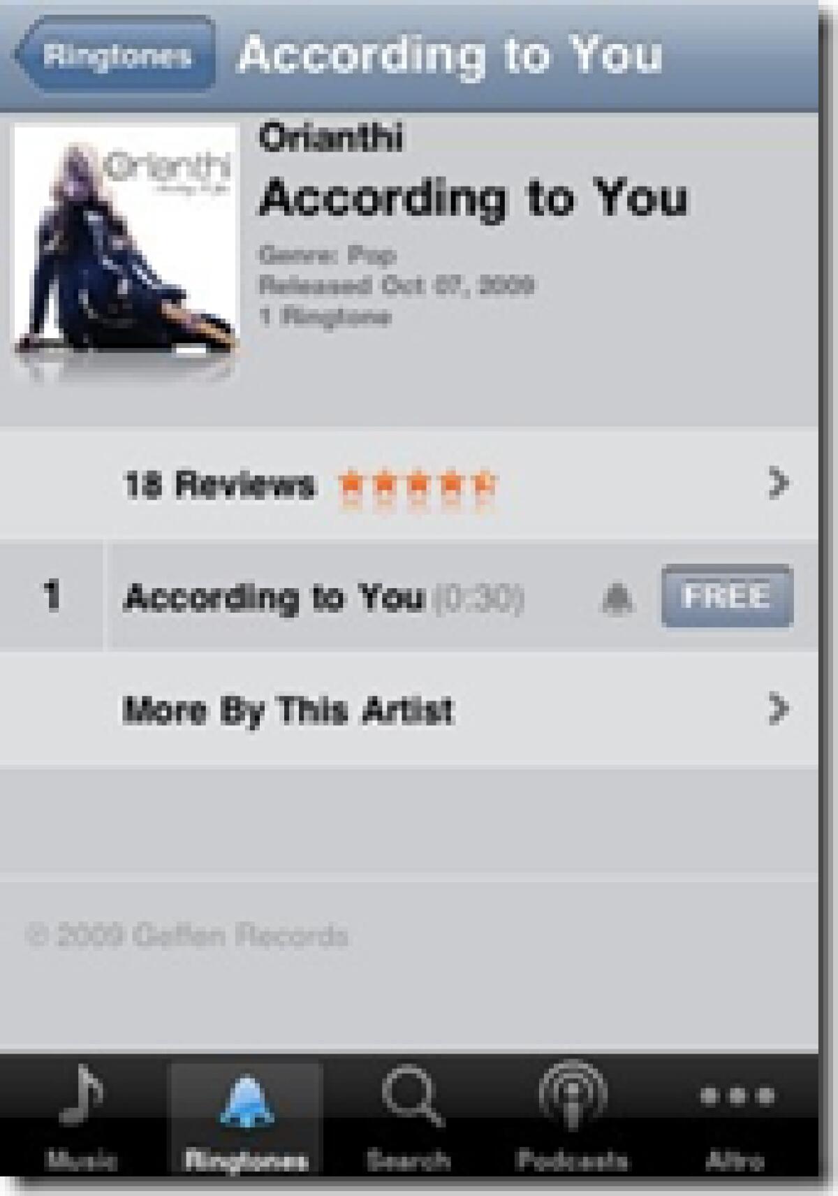 Suonerie gratis per iPhone sullo Store USA - 