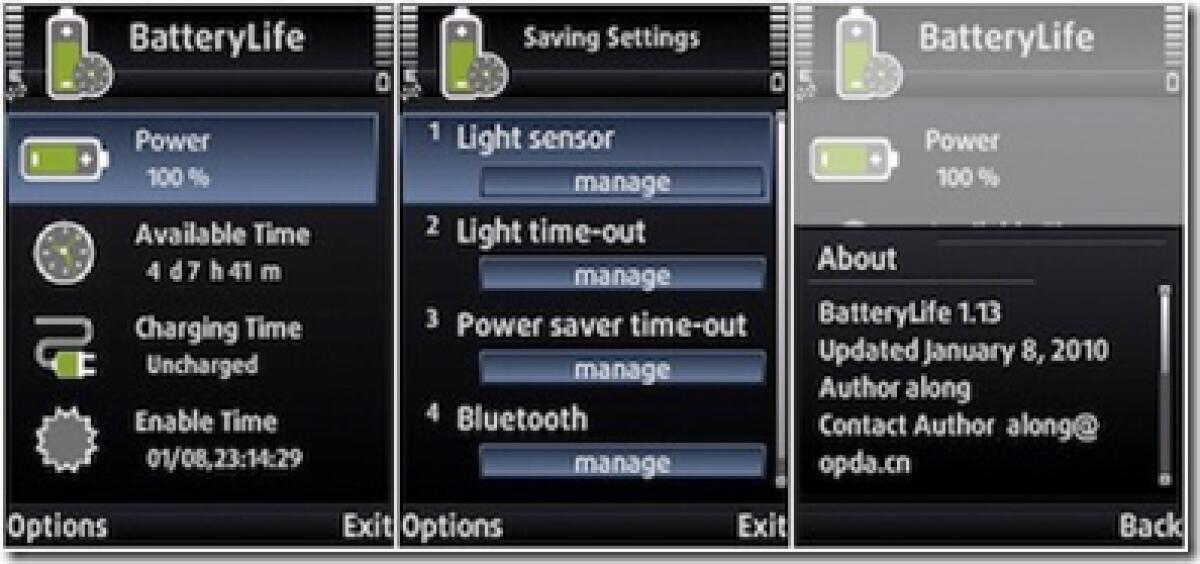 Battery Life: quanta carica rimane alla batteria del nostro Symbian? - 