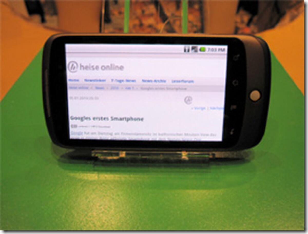 Google Nexus One: in Europa con multitouch e su eXpansys Italia - 