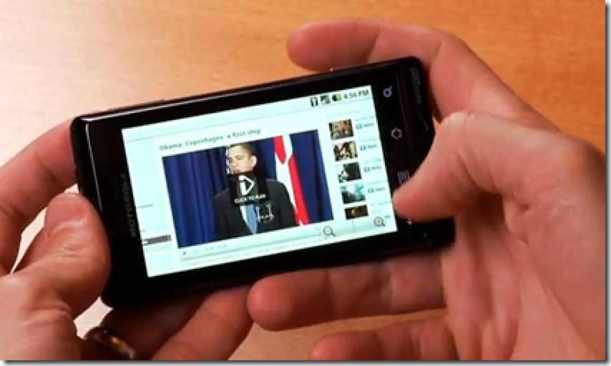Adobe presenta il FlashPlayer per Motorola Milestone - 