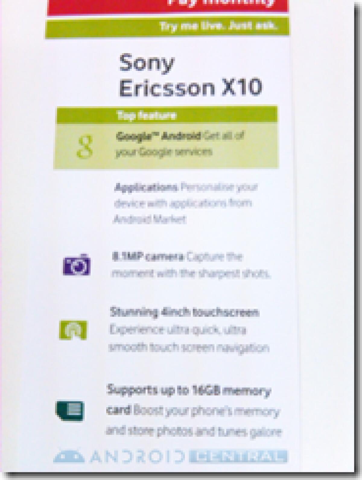 Vodafone & Sony Ericsson lanceranno Xperia X10? - 