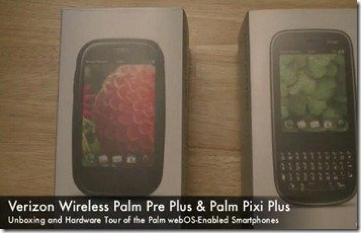 Palm Pre Plus & Palm Pixi Plus: video anteprima - 