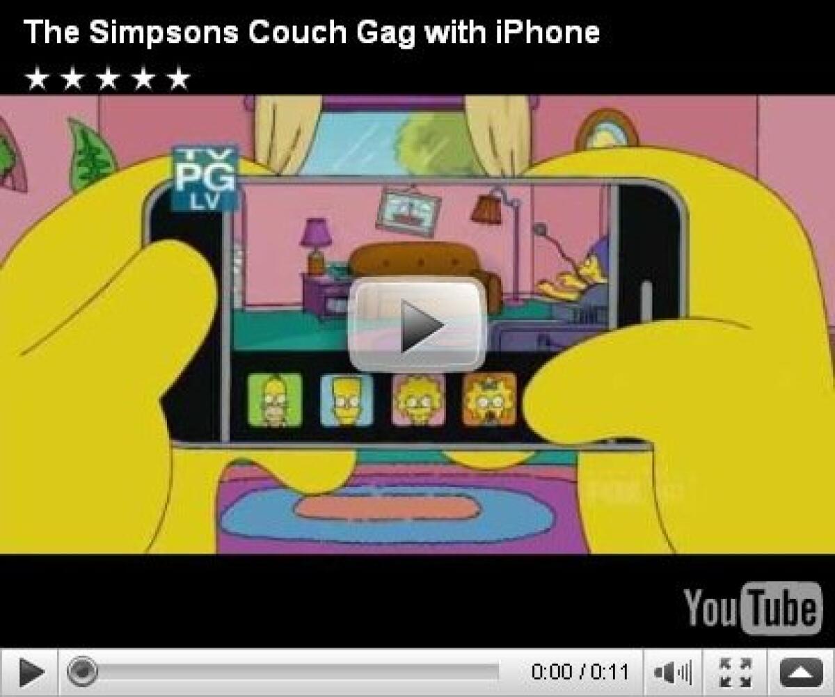 L’iPhone compare anche nella sigla dei Simpson! - 