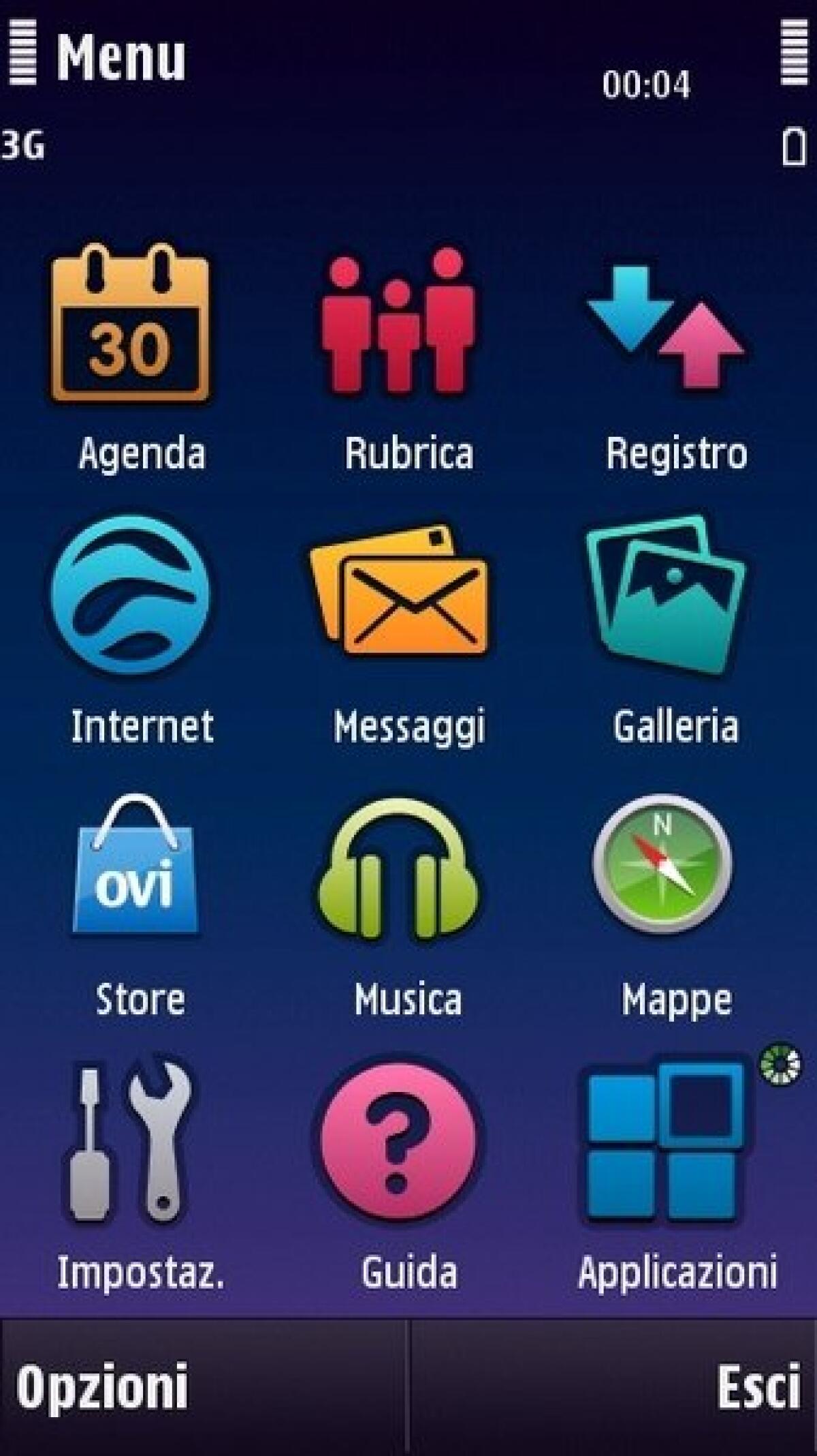 Symbian^3 Original Theme: temi Symbian S60 V5 - 