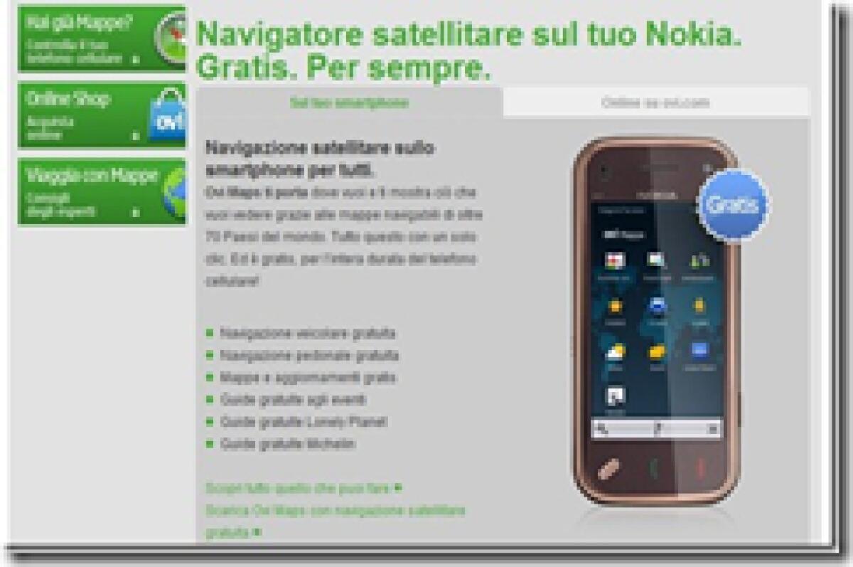 Ovi Maps con navigazione gratuita: scaricata 1.4 milioni di volte - 