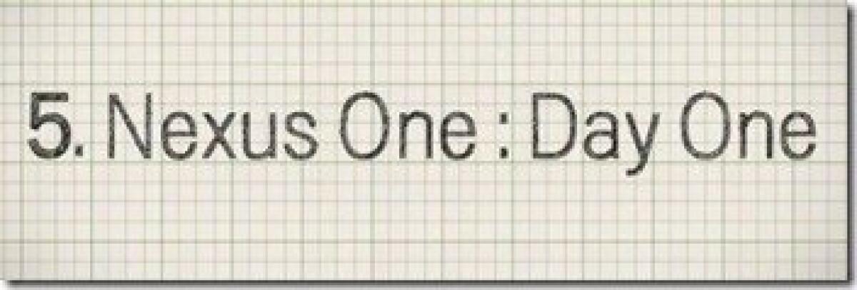 The Nexus One story, Part 5 - 