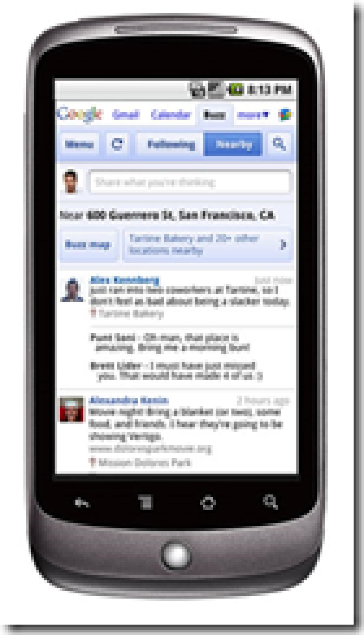 Google Buzz: video dimostrativo su Android - 