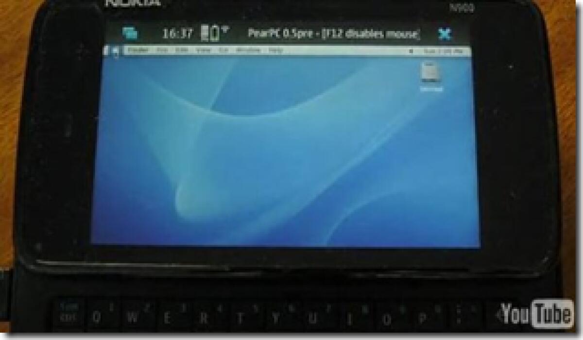 Incredibile: Mac OS X 10.3 su Nokia N900 - 