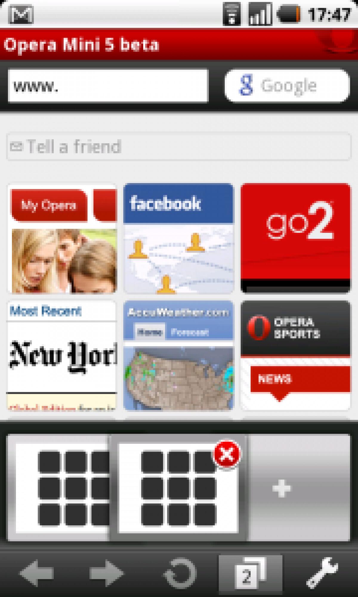 Opera Mini 5: il test su Android - 