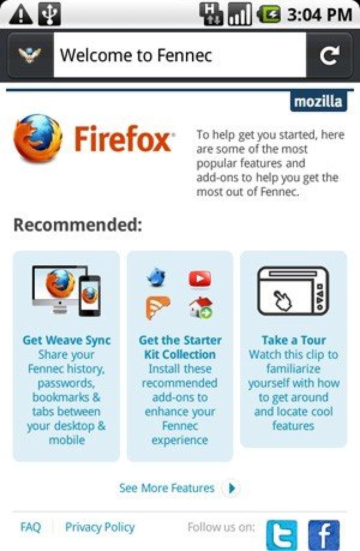 Mozilla Fennec: finalmente disponibile al download la pre-alpha di Firefox per Android - 