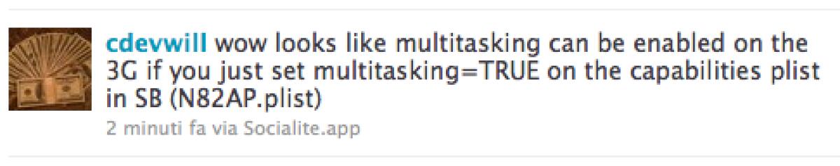 Apple: il Multitasking del firmware 4.0 anche su iPhone 3G - 