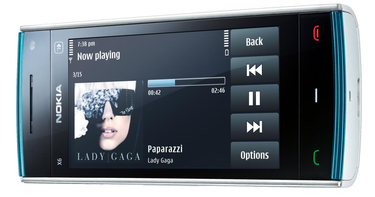 Nokia X6: firmware update V20.0.005 con Scrolling Cinetico - 