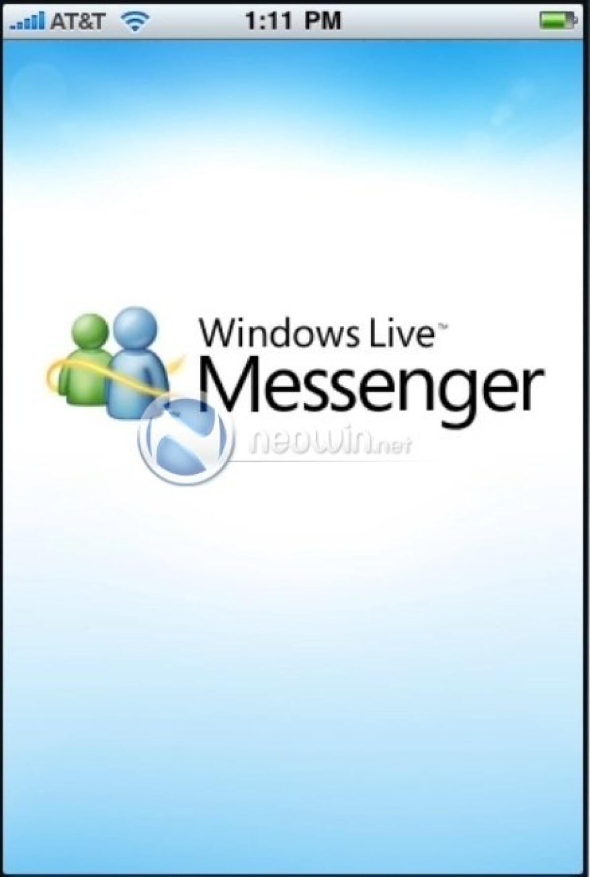 Windows Live Messenger in arrivo per iPhone ed iPod Touch - 