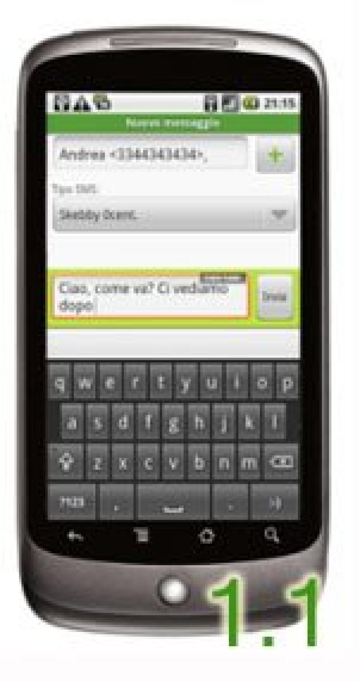 Skebby: inviare SMS gratis con Android - update 1.1 - 