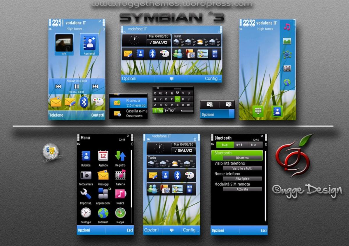 Symbian^3 by Rugge – Temi Gratis Symbian - 