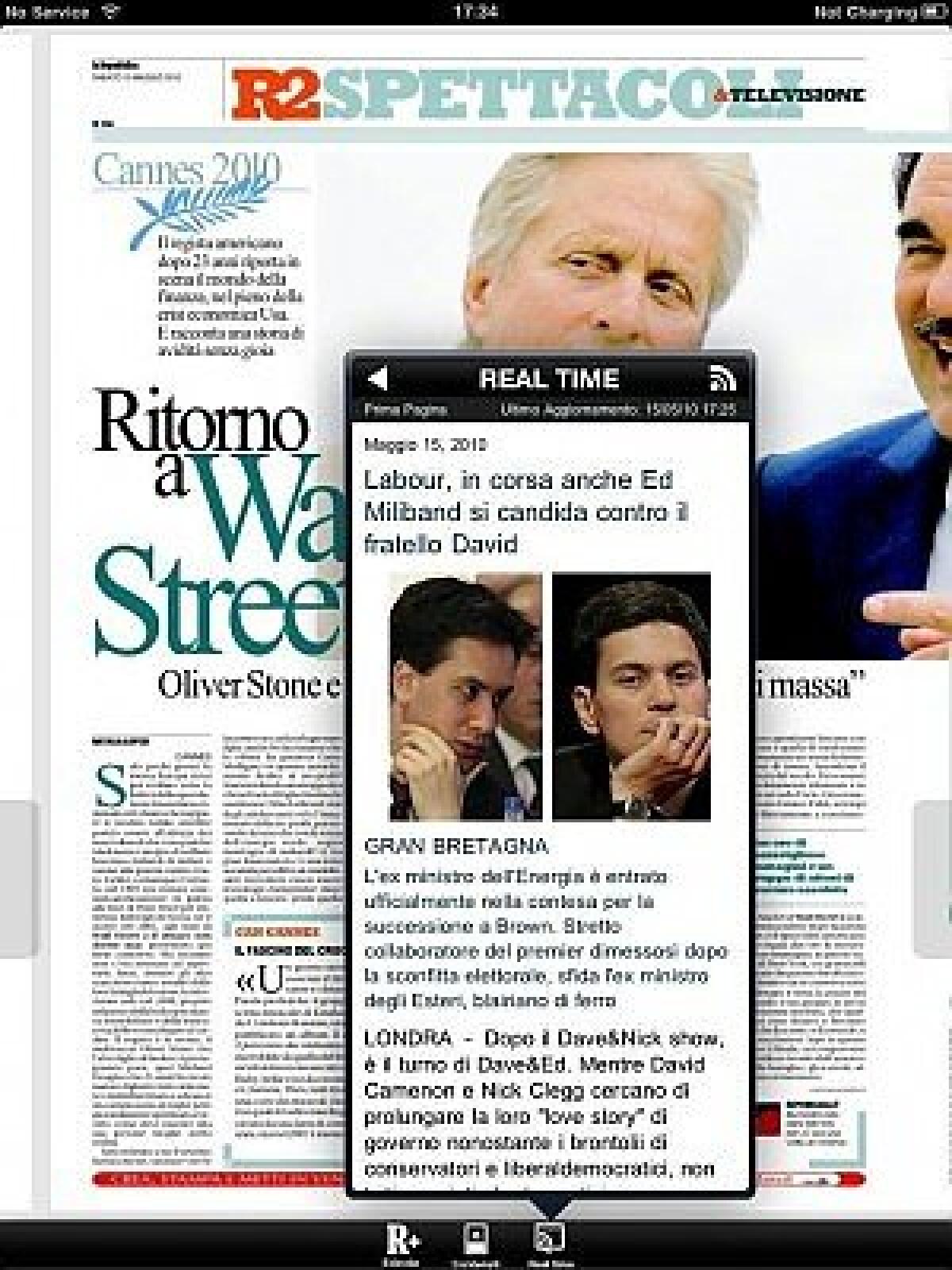 Apple iPad: La Repubblica+ è il primo giornale da sfogliare - 