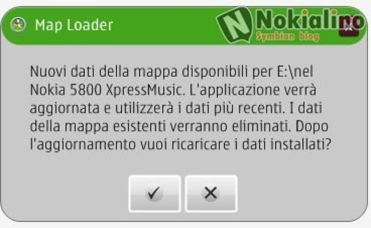 Nokia Ovi Maps: aggiornamento mappe versione 0.1.24.114 - 