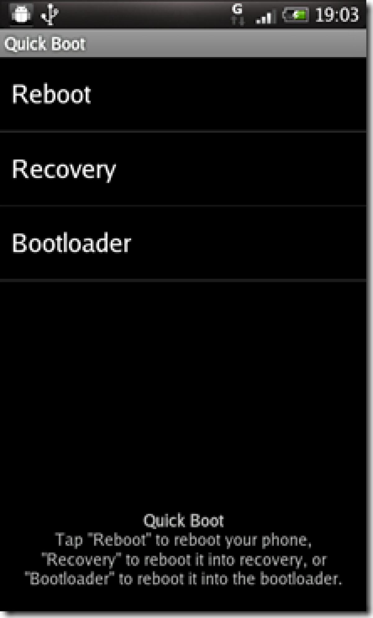 Quick Boot: riavviare rapidamente Android, anche in Recovery - 