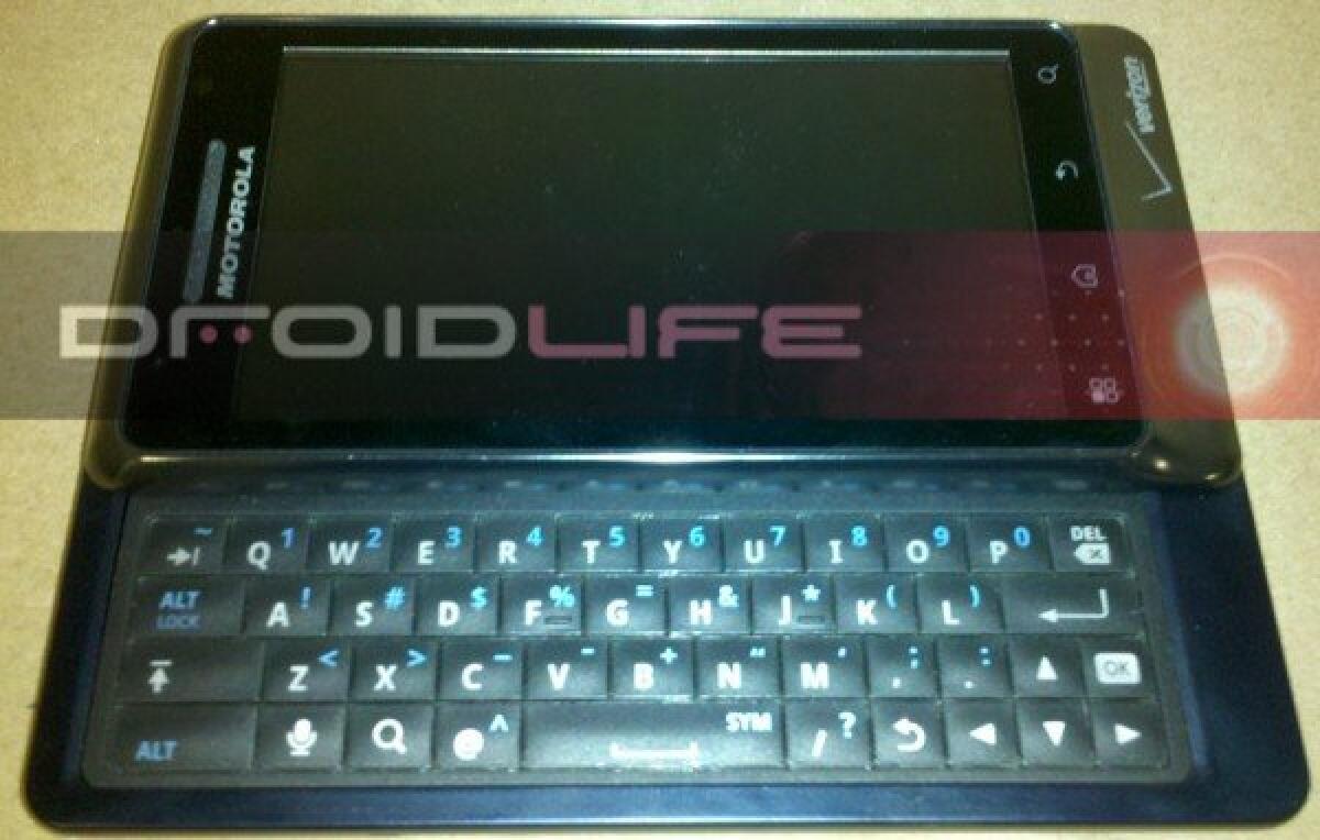 Motorola Droid 2: ecco la prima immagine del successore del Milestone - 