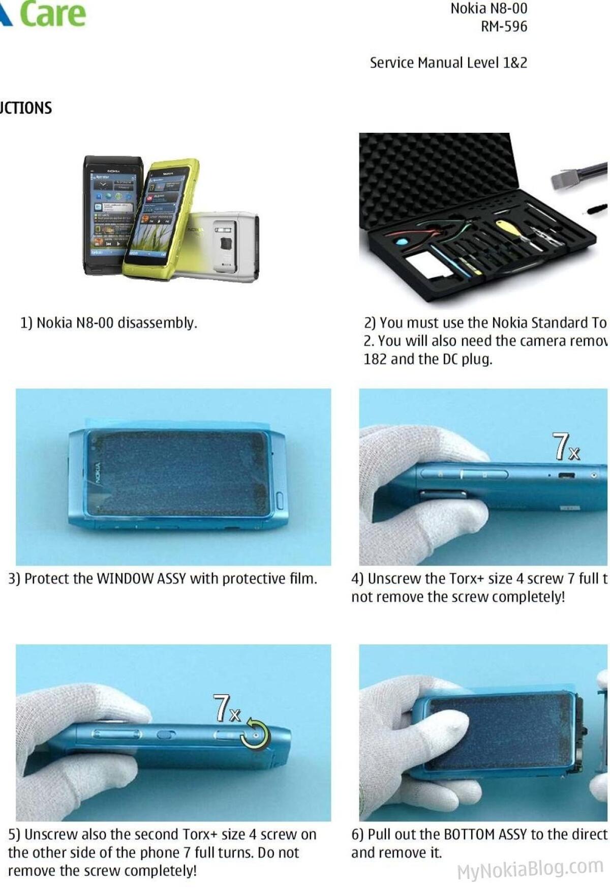 Montare e smontare (Assembly Disassembly) Nokia N8 - 
