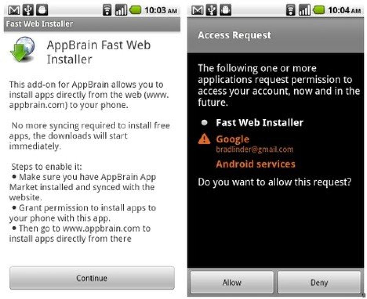 AppBrain Fast Web Installer: installare programmi su Android direttamente da pc - 