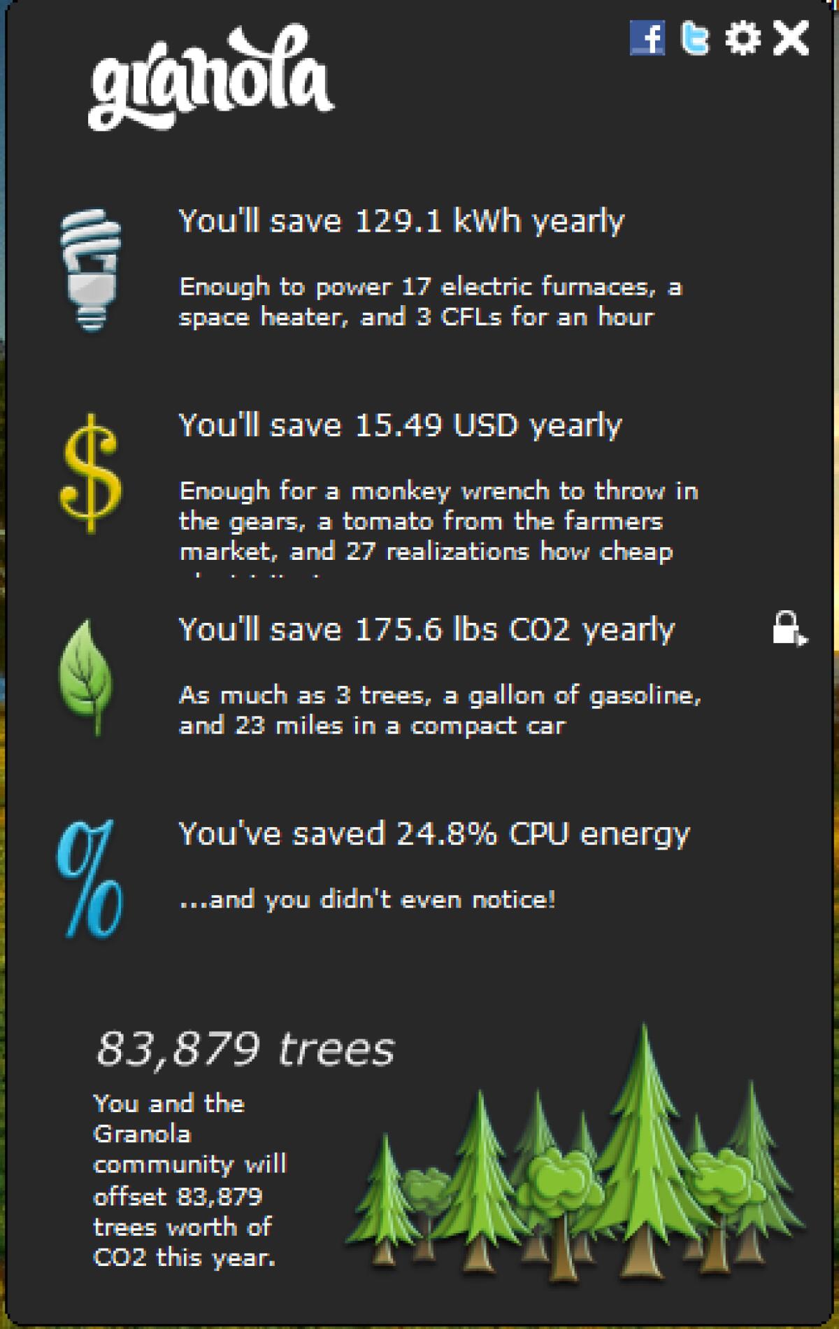 Granola: risparmia energia con il tuo PC - 
