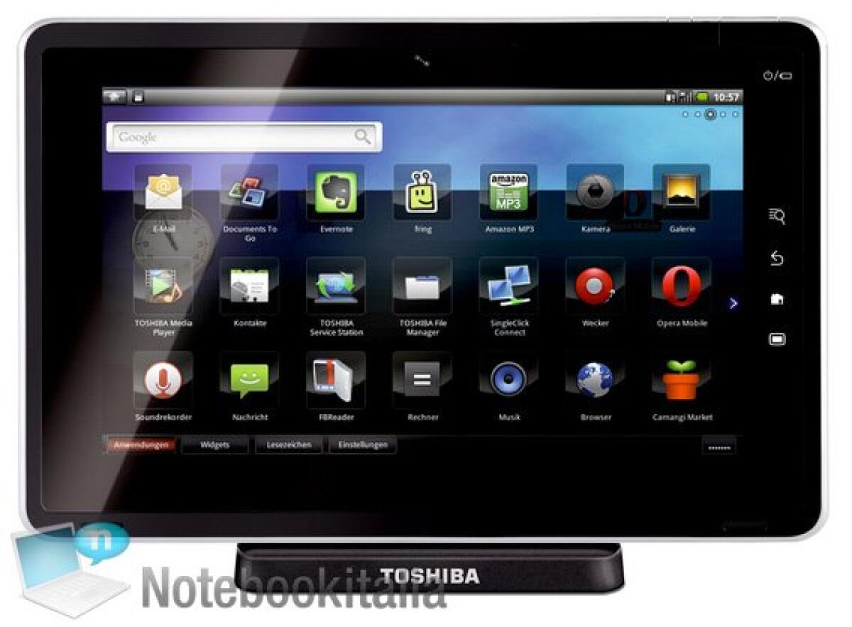 Toshiba Folio 100: foto e caratteristiche del tablet – Scheda Tecnica - 