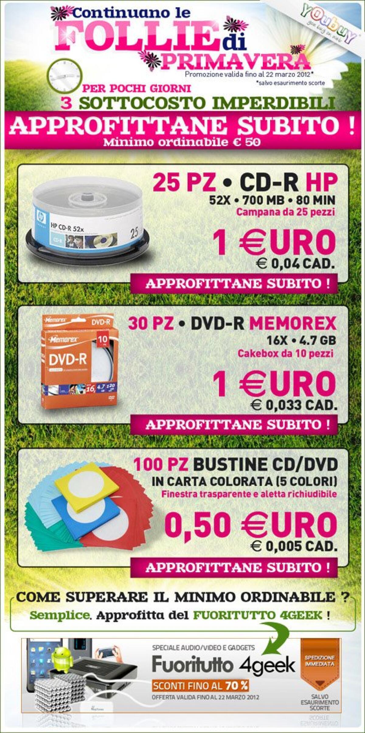 YouBuy: grandi offerte anche ad Agosto solo per te! - 