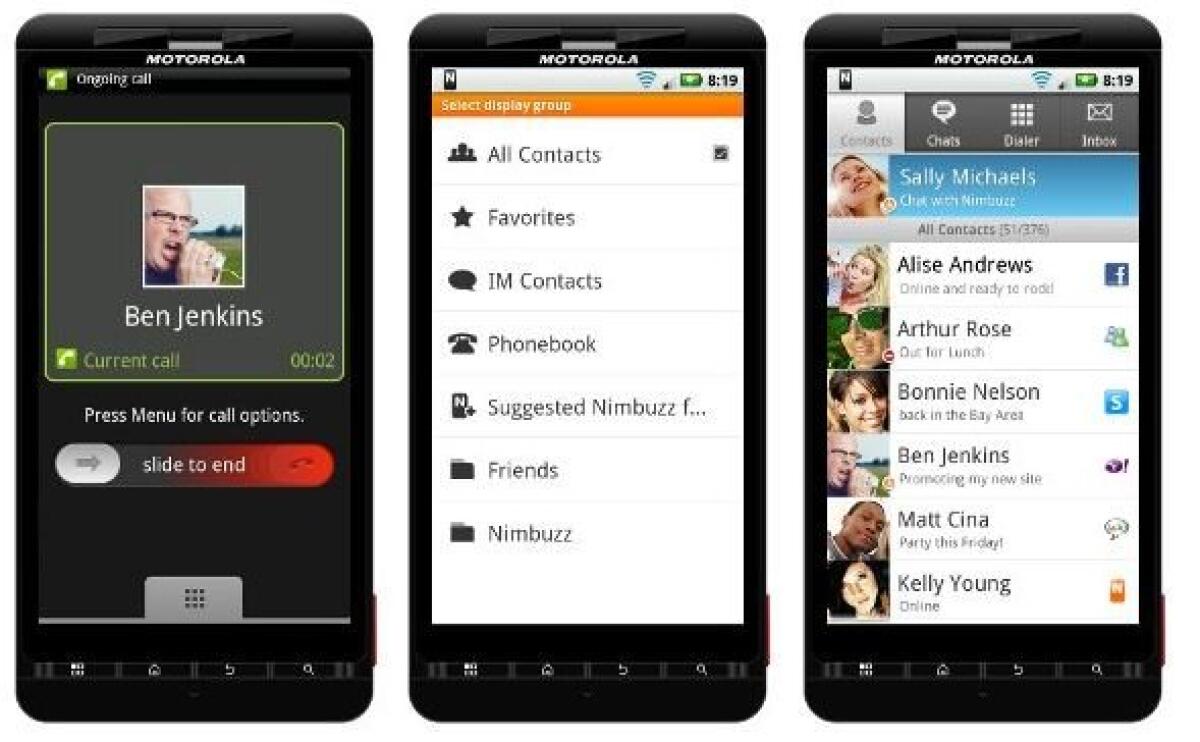 Nimbuzz 2.0 disponibile per Android - Chiamate VOIP e Skype - 