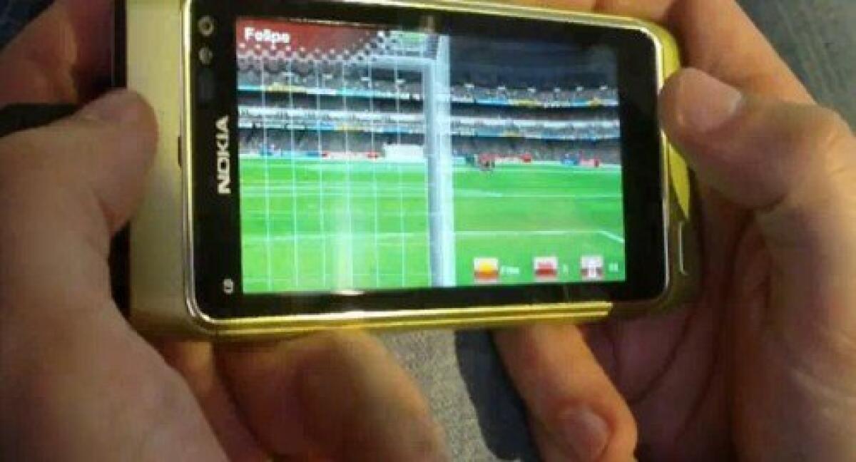 Real Football in video su Nokia N8 - 