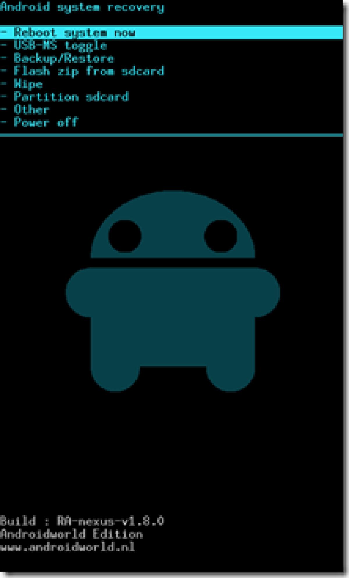 Installare Custom Recovery Amon_Ra 1.8.0.1 su Nexus One - 