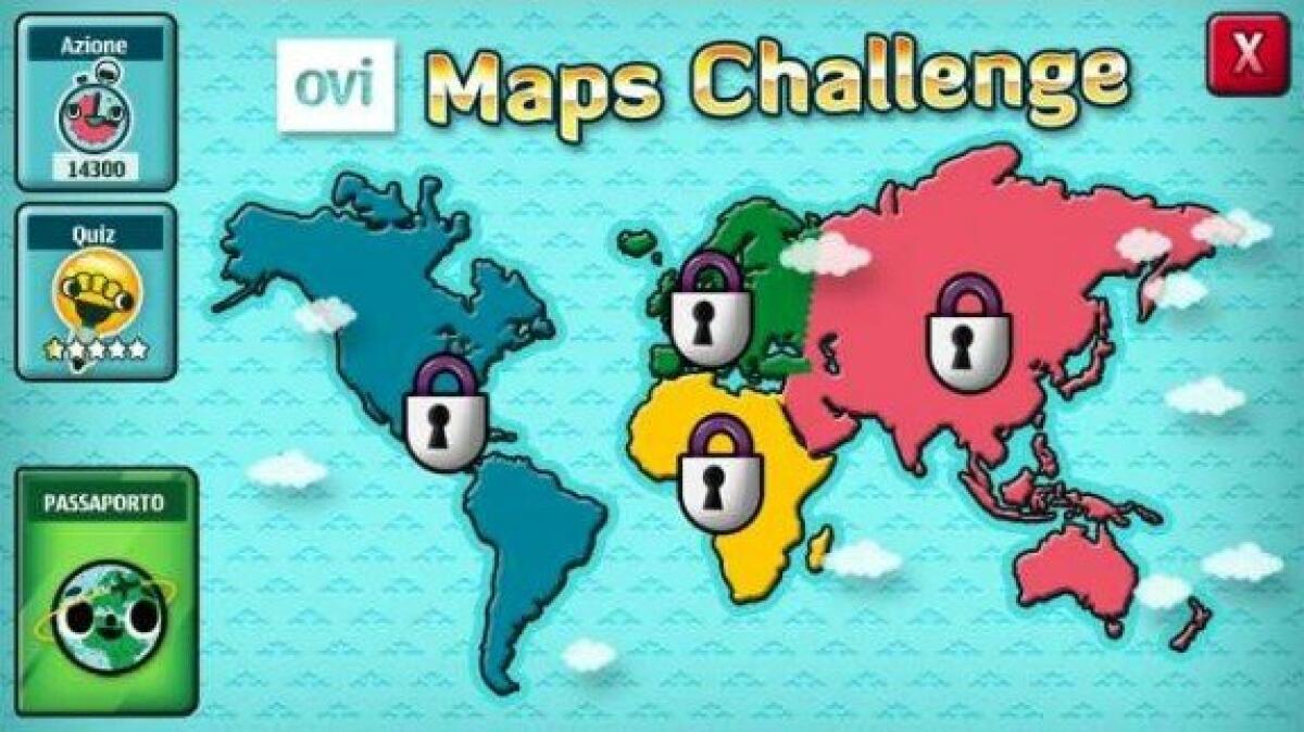 Ovi Maps Challenge: giochi gratis Symbian - 