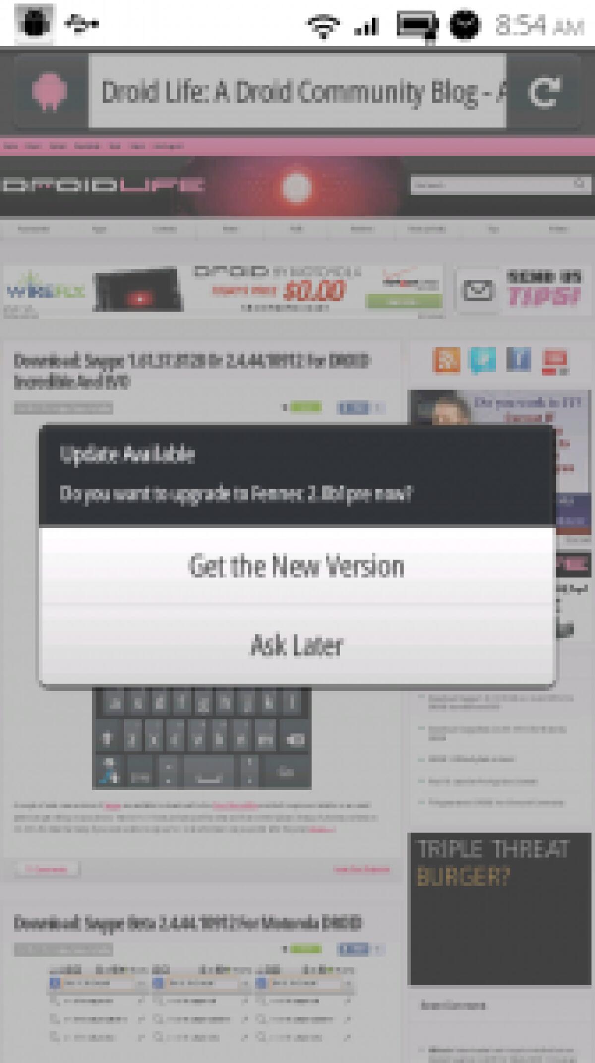 Download Fennec per Android 2.0b1pre – Browser internet alternativo - 