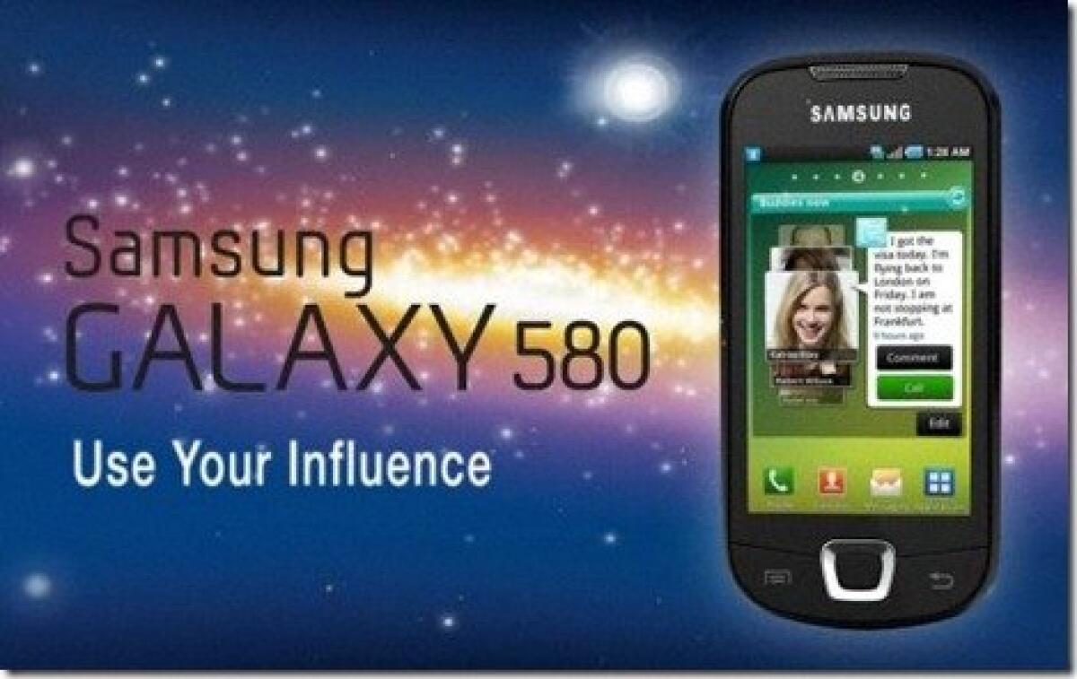 Samsung Galaxy 580: video virale - 