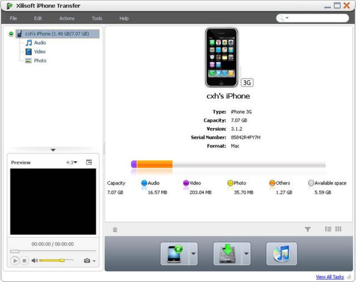 Copiare file, musica e video su iPhone e iPod senza iTunes: Xilisoft iPhone Transfer - 