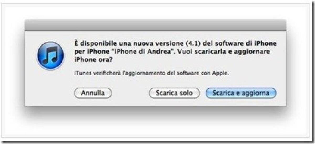 Disponibile iOS 4.1 per iPhone ed iPod Touch – Aggiornato con Download - 