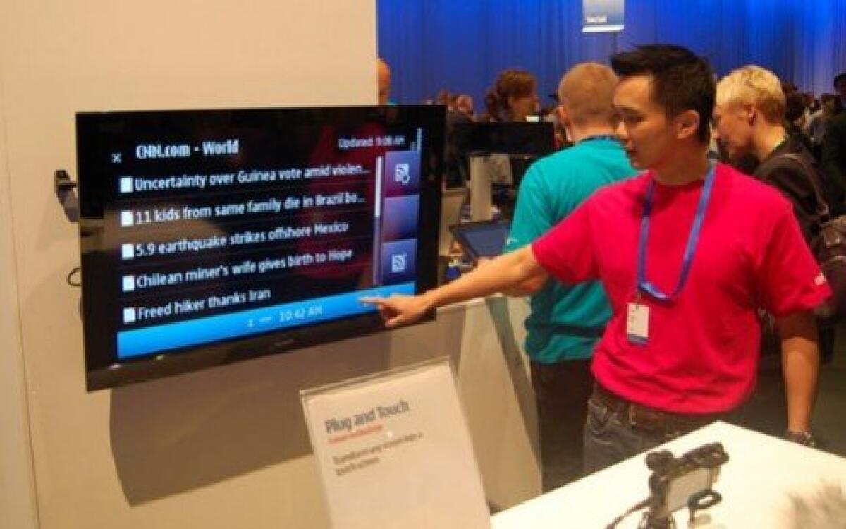 Nokia Plug and Touch: la TV diventa Touch con Nokia - 