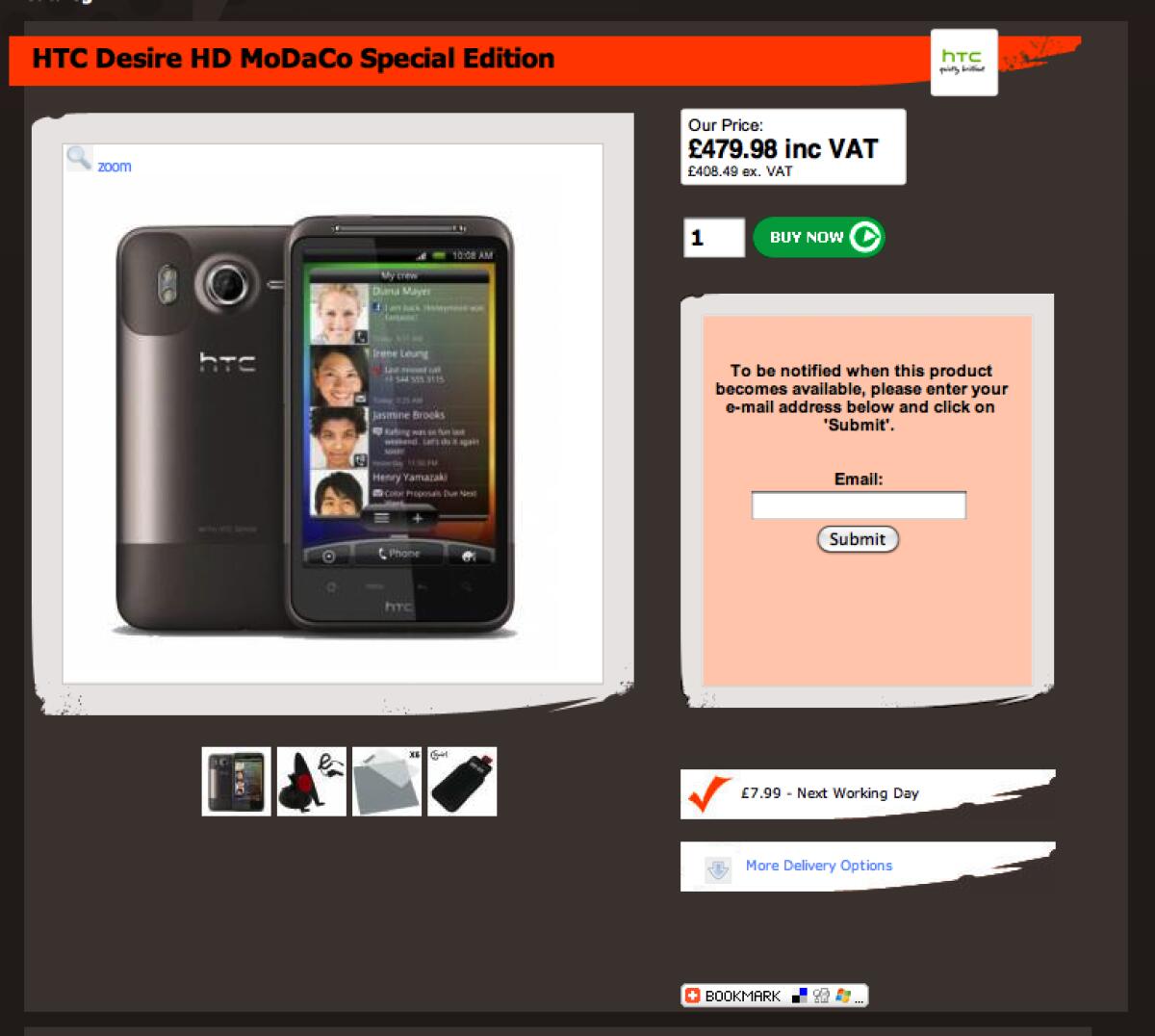 HTC Desire HD in offerta su MoDaCo – Attenzione! - 