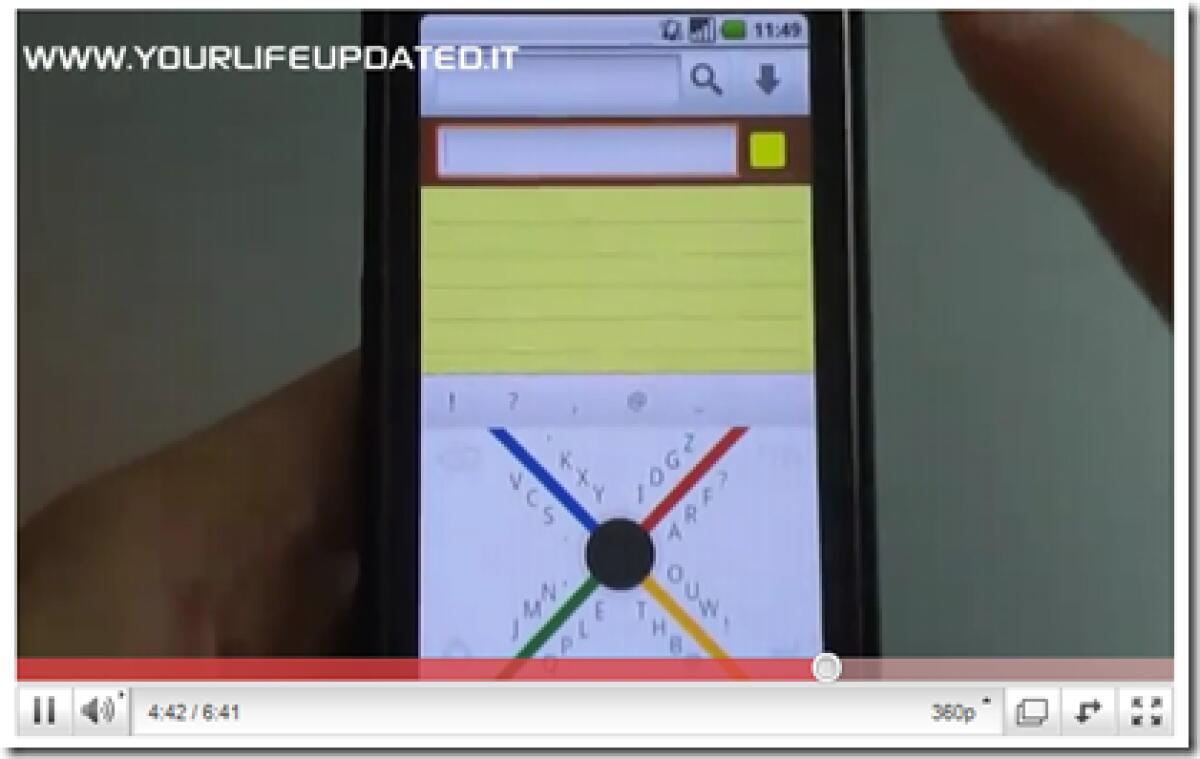 Tastiera 8Pen per Android: VideoRecensione ESCLUSIVA di YourLifeUpdated - 