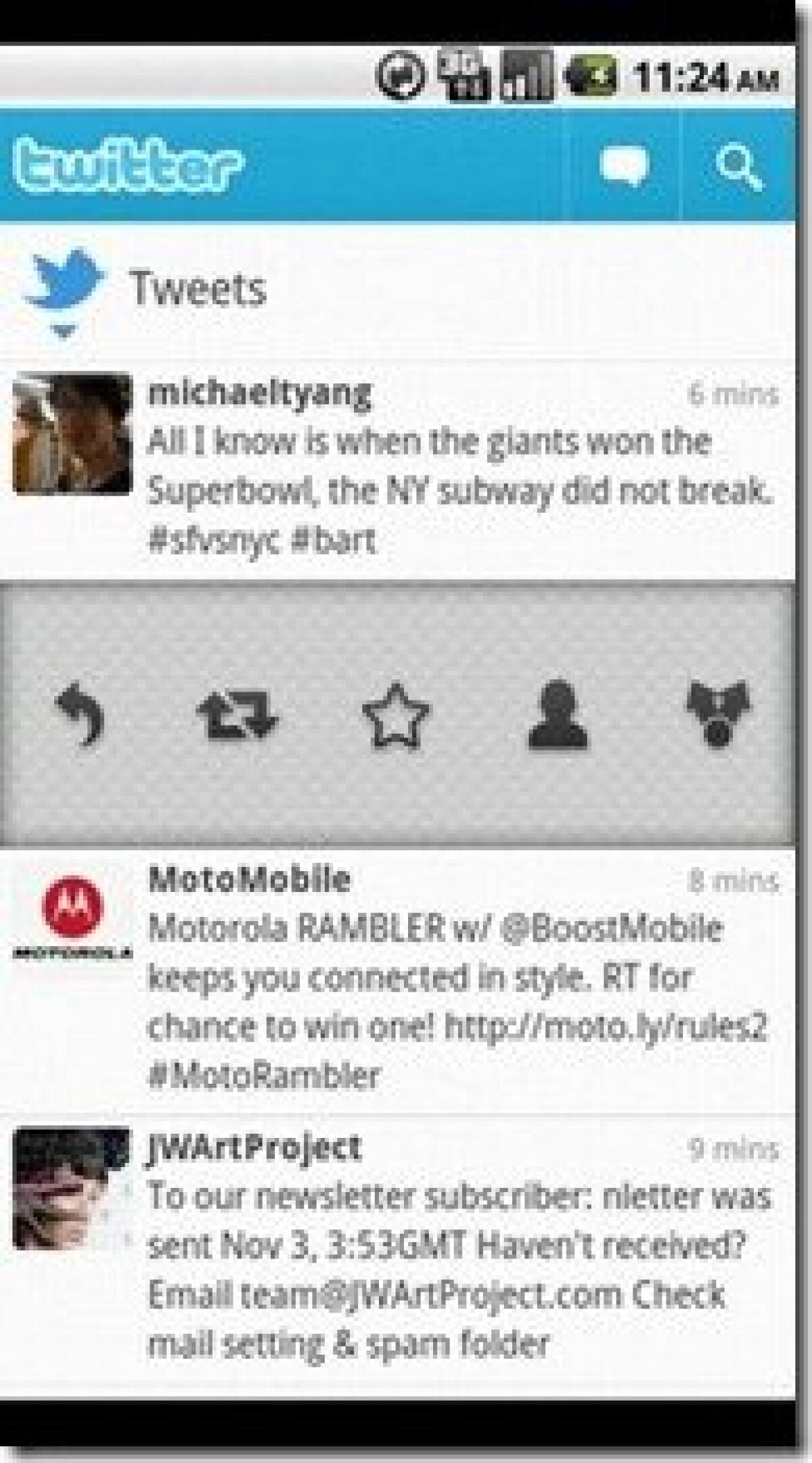 Android | Twitter si aggiorna alla versione 1.0.5 - 