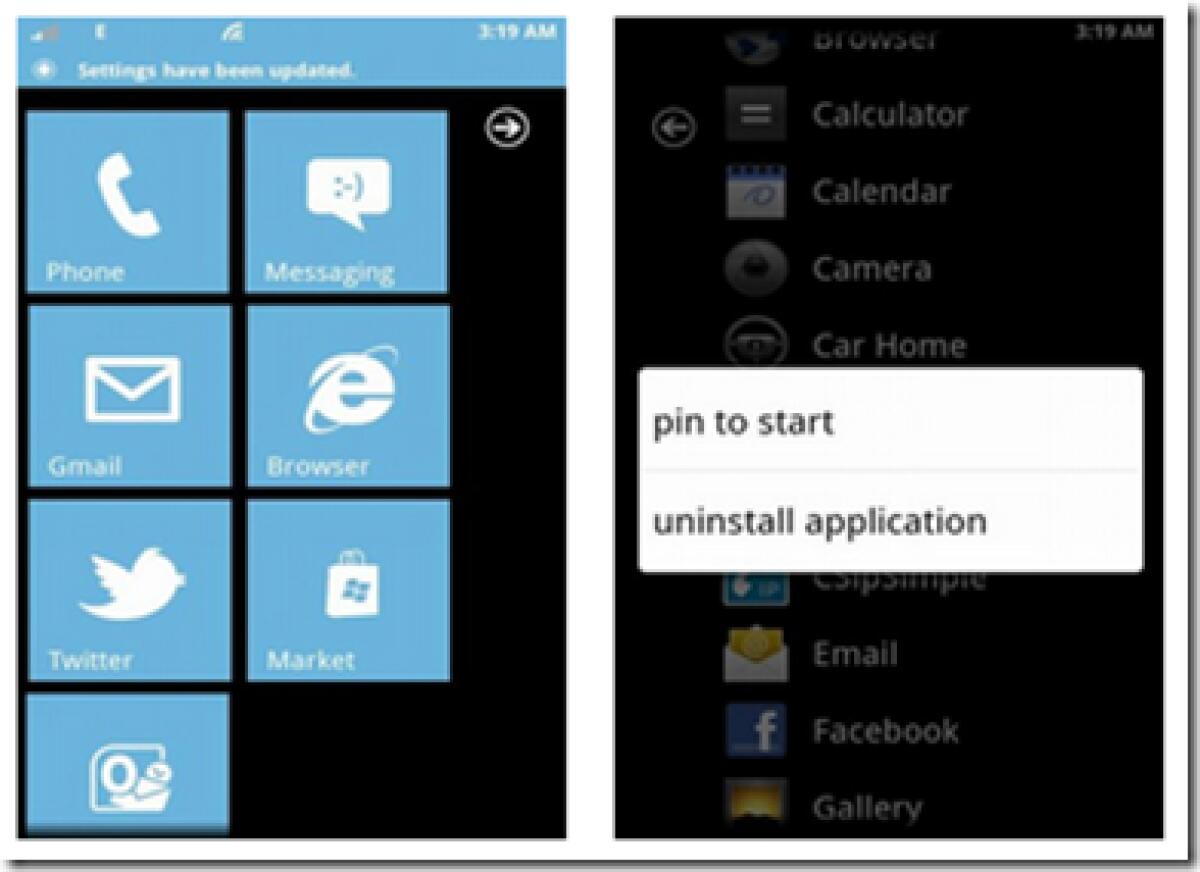 Ecco come avere l’interfaccia di Windows Phone 7 su Android - 